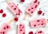snack buah strawberry ice cream